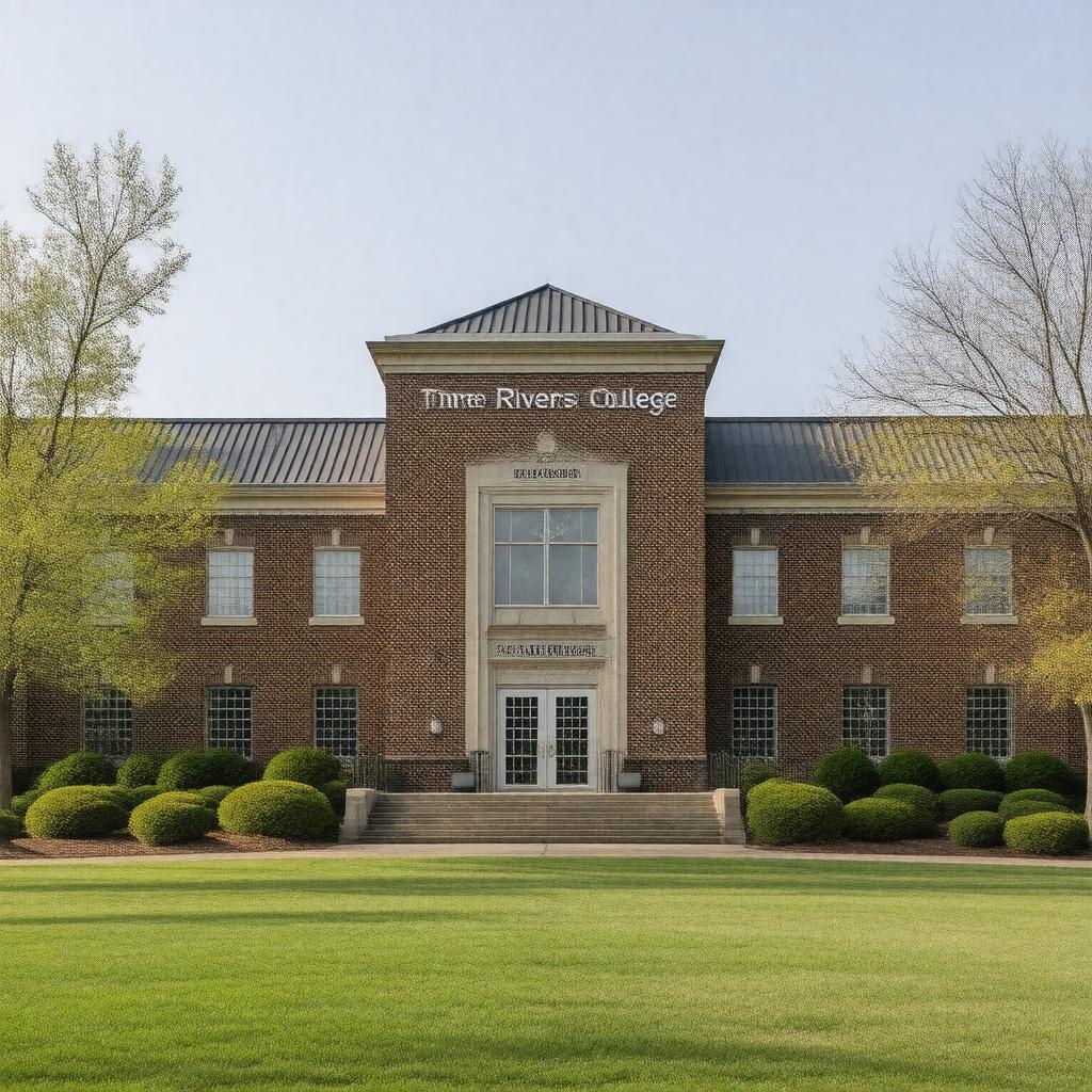 AI-created image of Three Rivers College