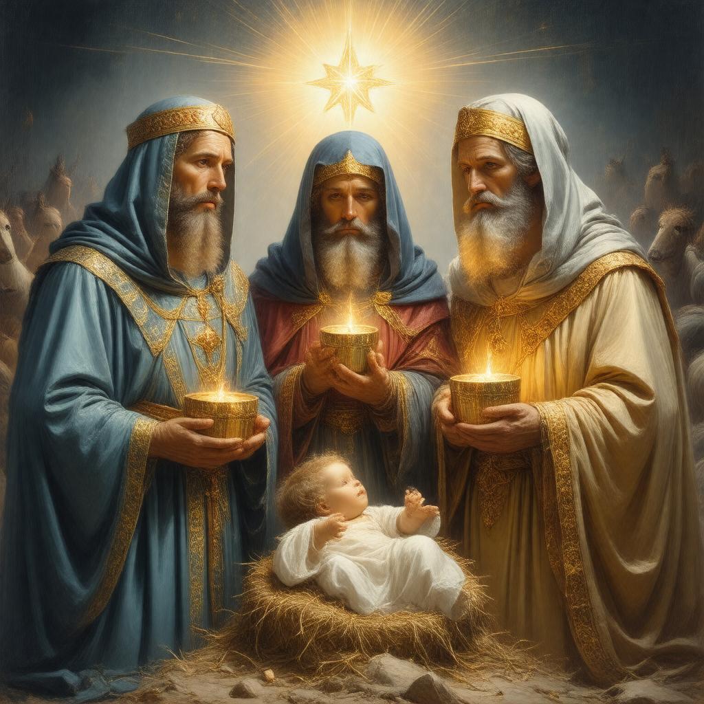 AI-created image of Three Wise Men