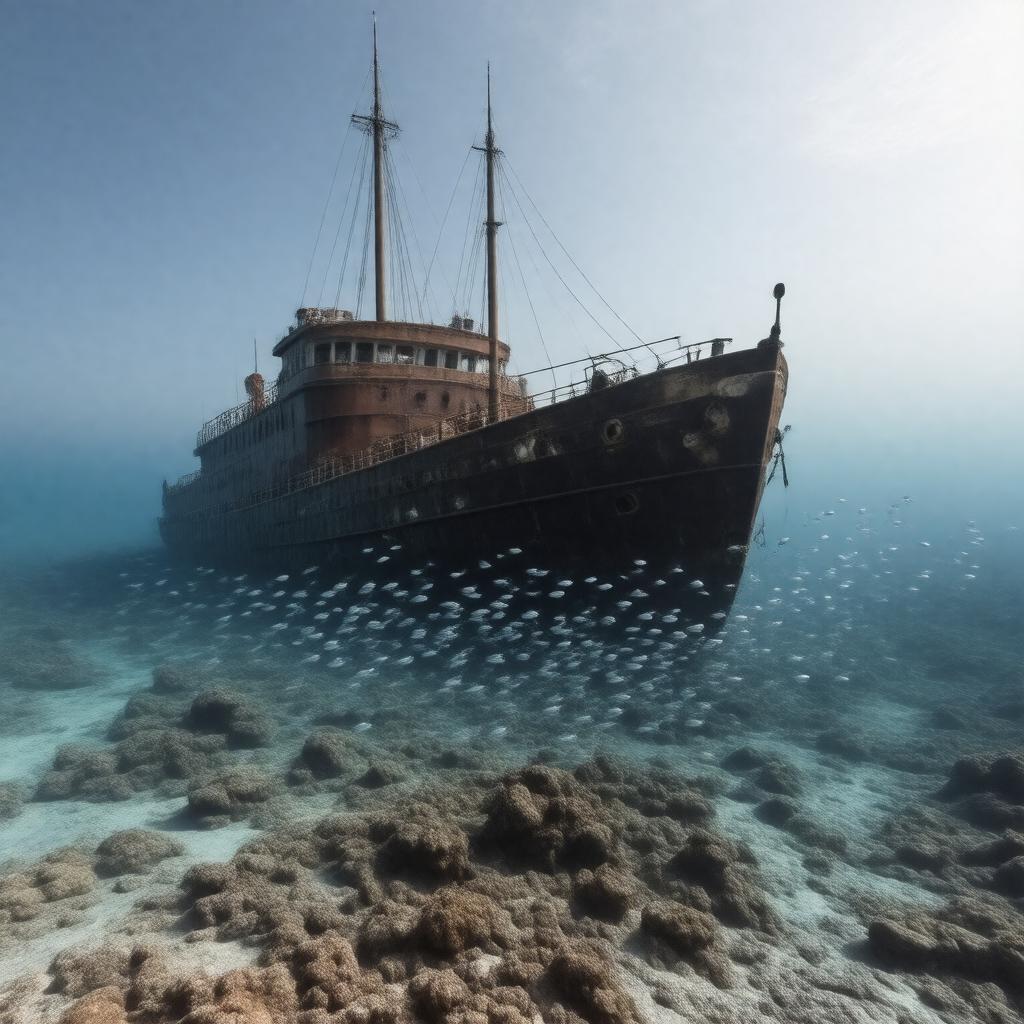 AI-created image of Thunder Bay National Marine Sanctuary