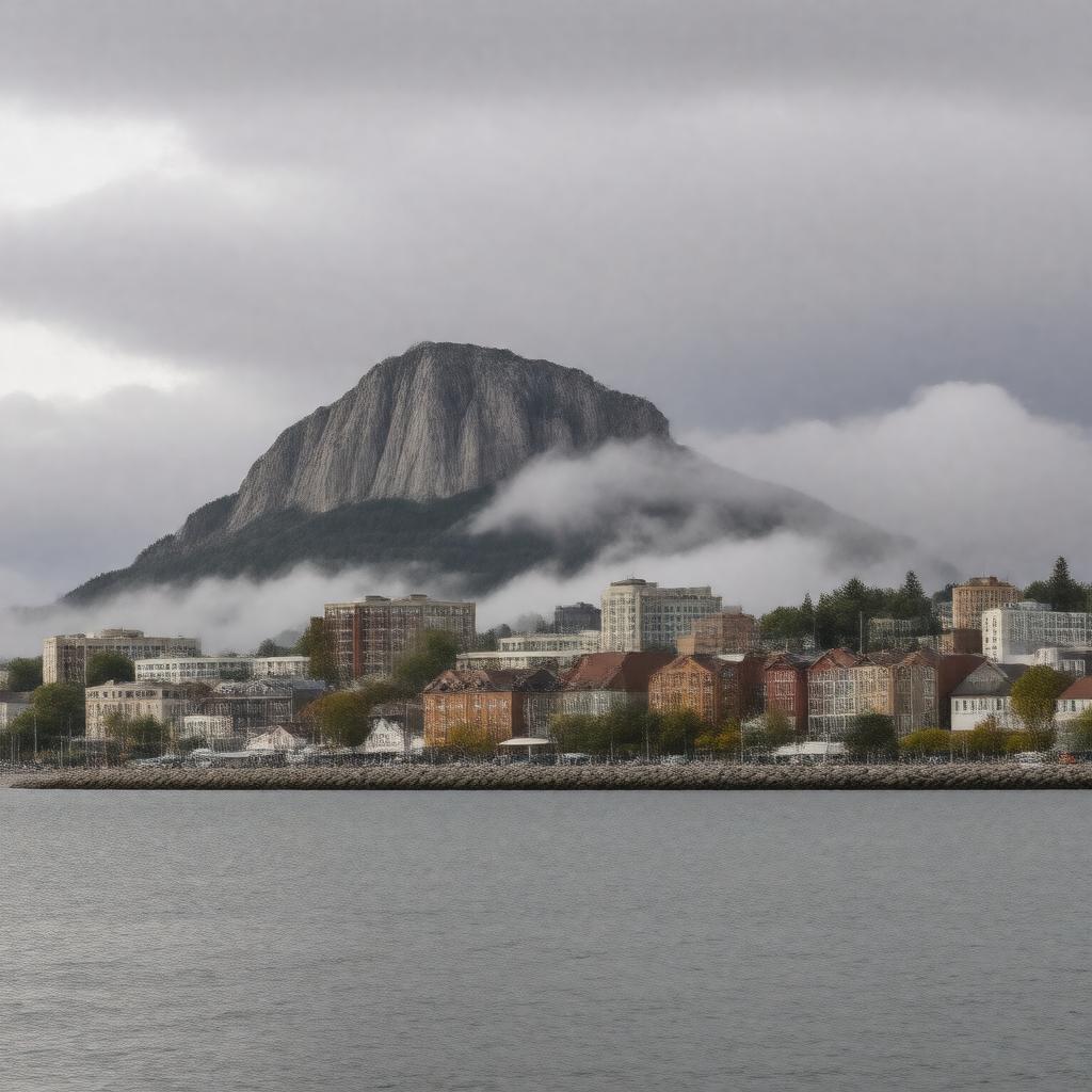 AI-created image of Thunder Bay, Ontario, Canada