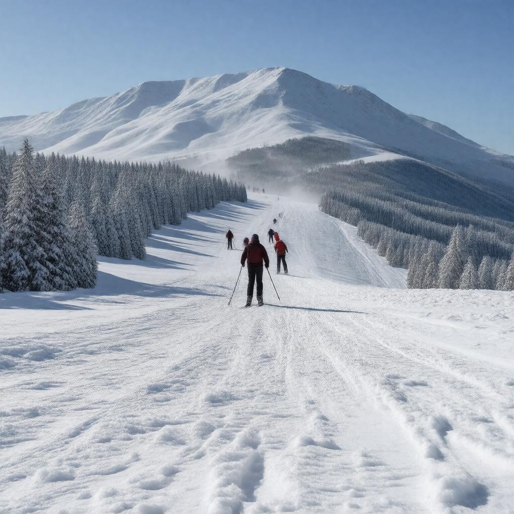 AI-created image of Thunderbolt Ski Trail