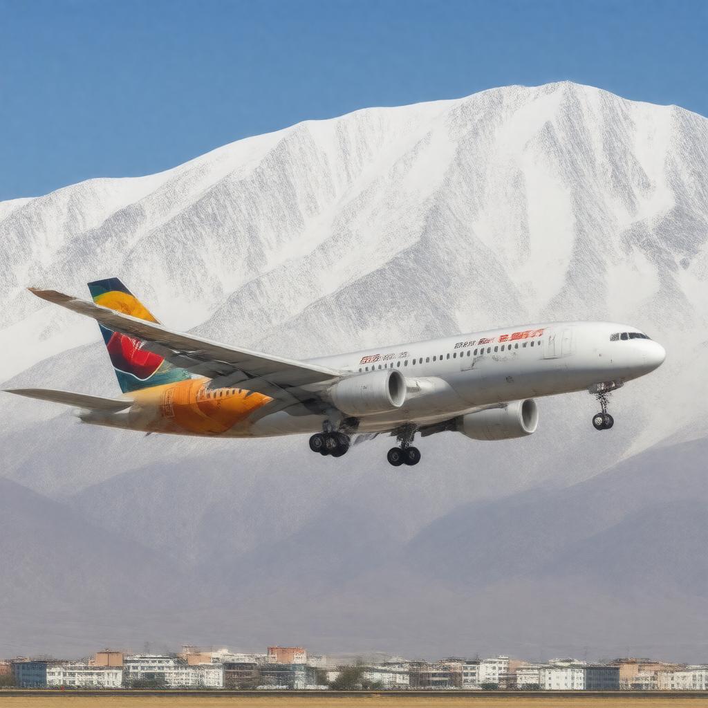 AI-created image of Tibet Airlines