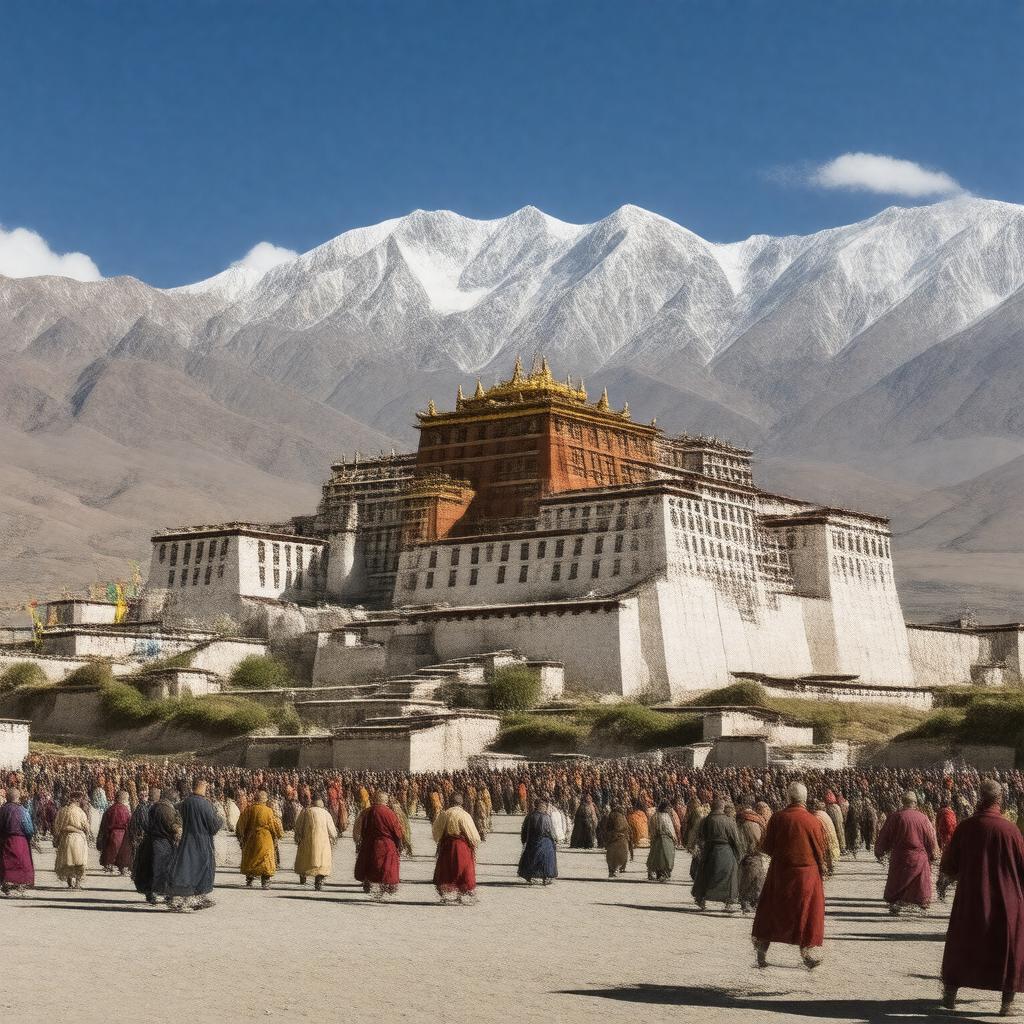 AI-created image of Tibetan
