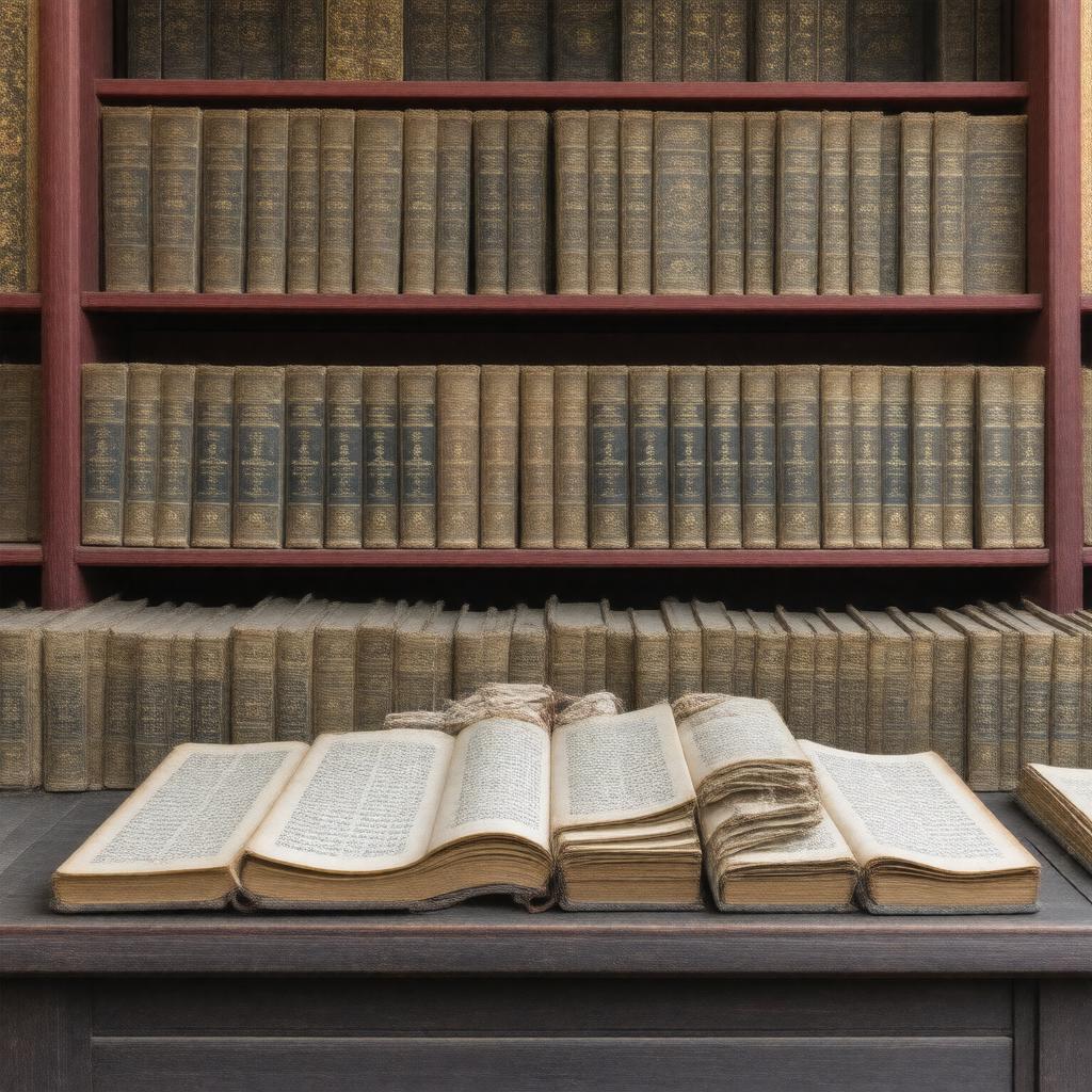 AI-created image of Tibetan Kangyur