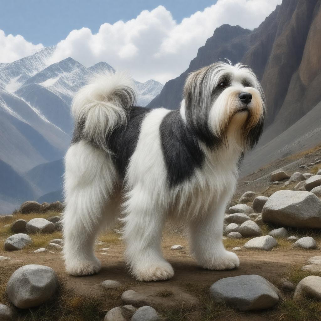 AI-created image of Tibetan Terrier