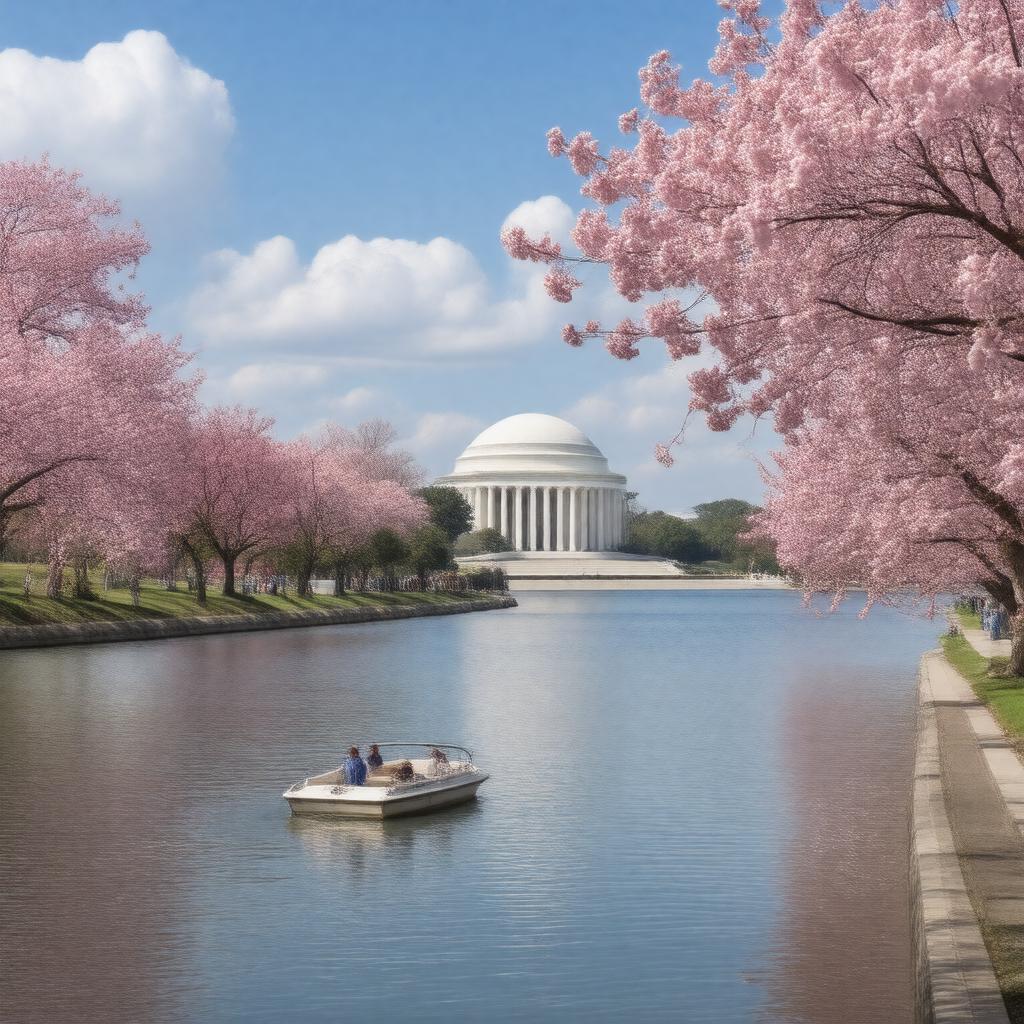 Click to view larger image AI-created image of Tidal Basin