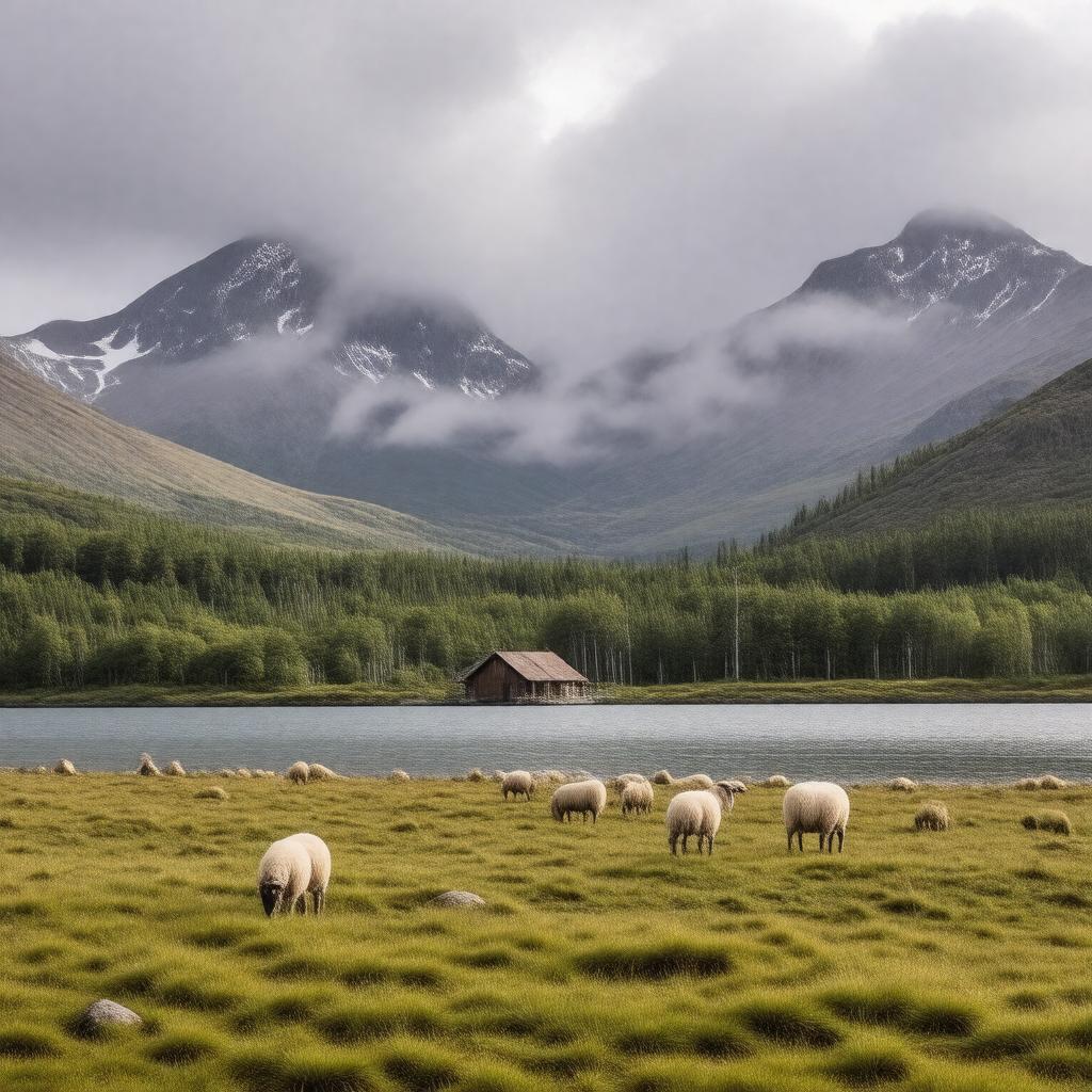 AI-created image of Tierra del Fuego