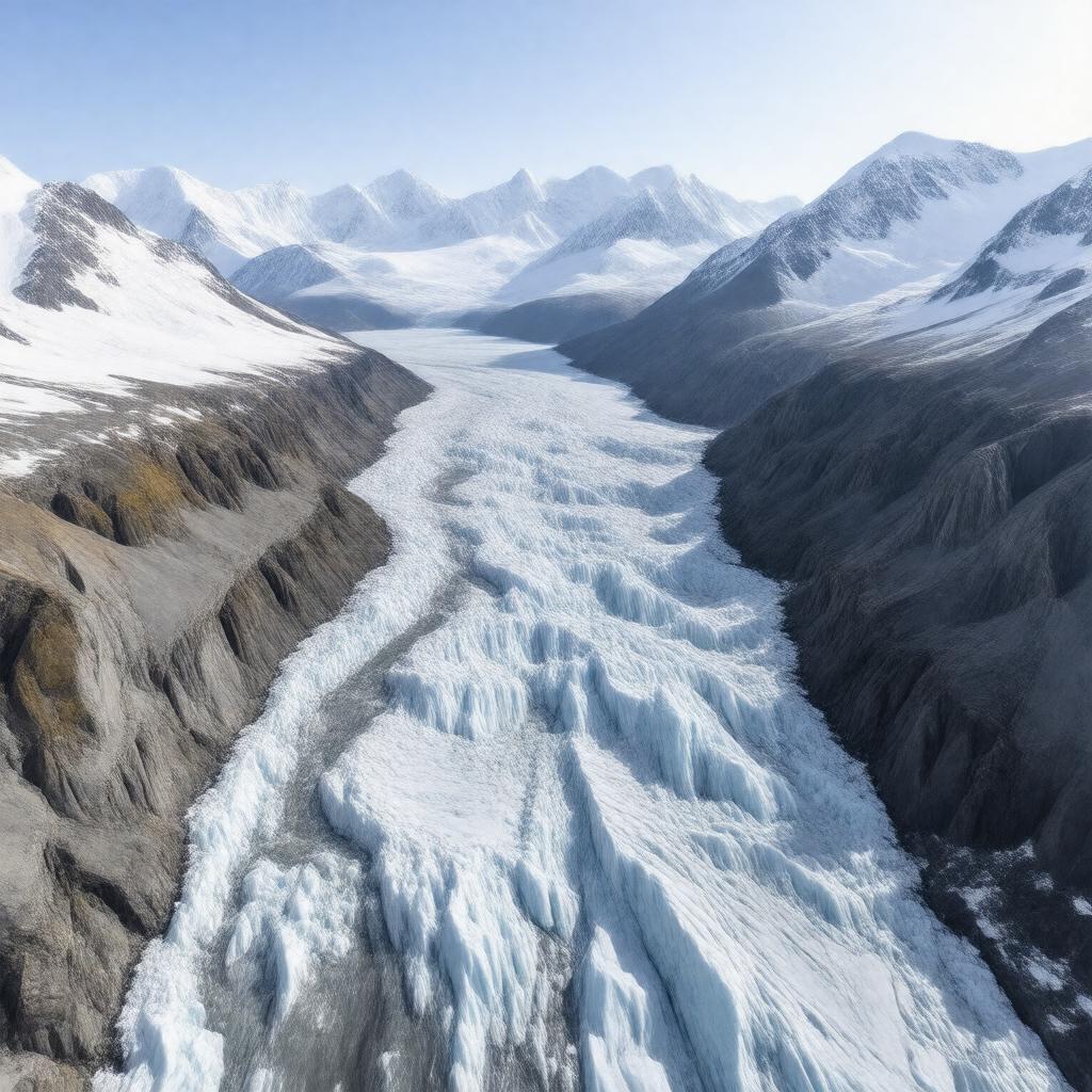 AI-created image of Tiger Glacier
