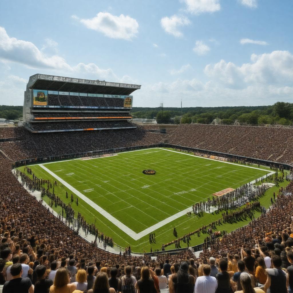 Click to view larger image AI-created image of Tiger Stadium