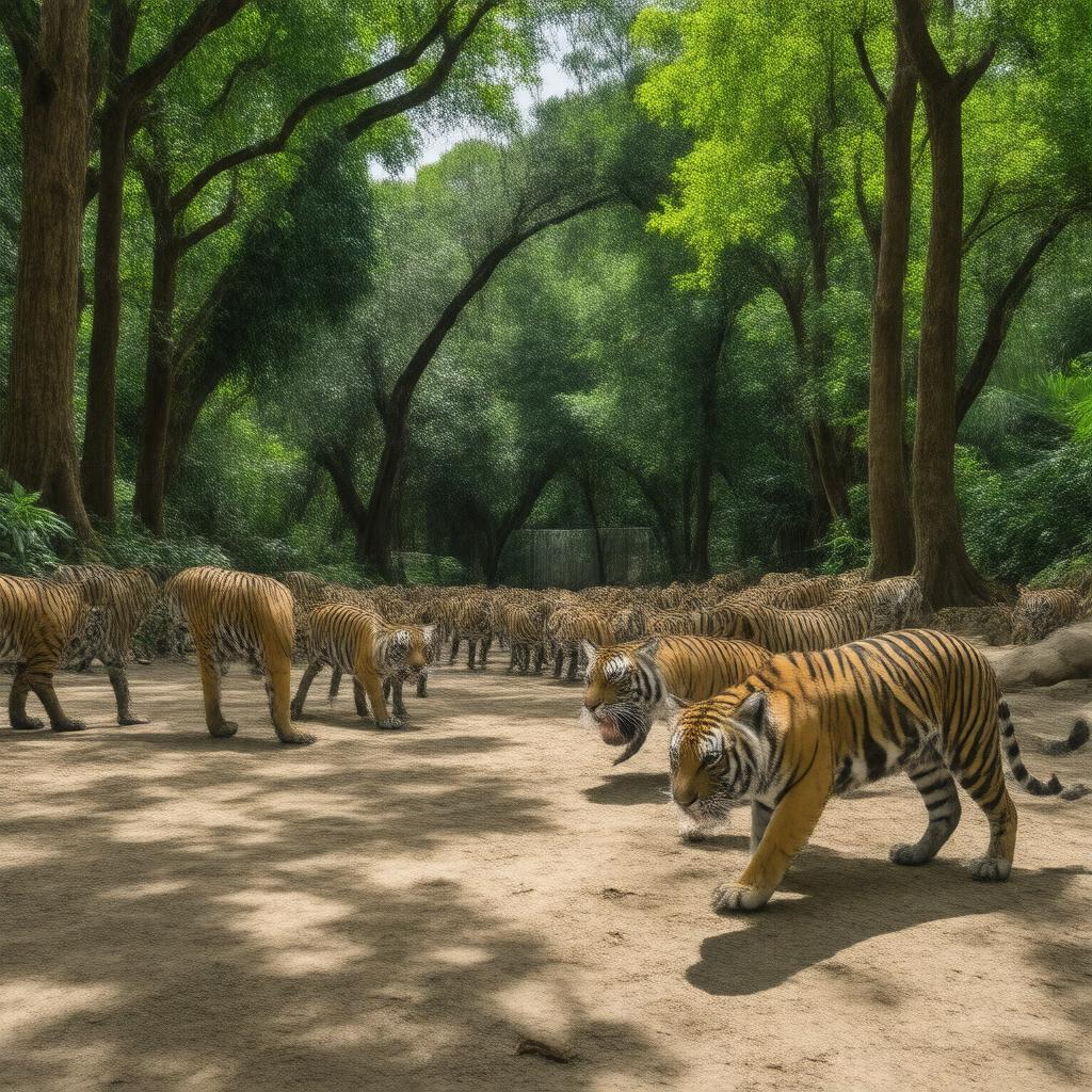 Click to view larger image AI-created image of Tiger Territory