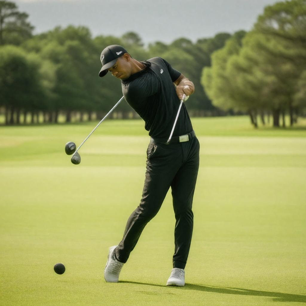 AI-created image of Tiger Woods