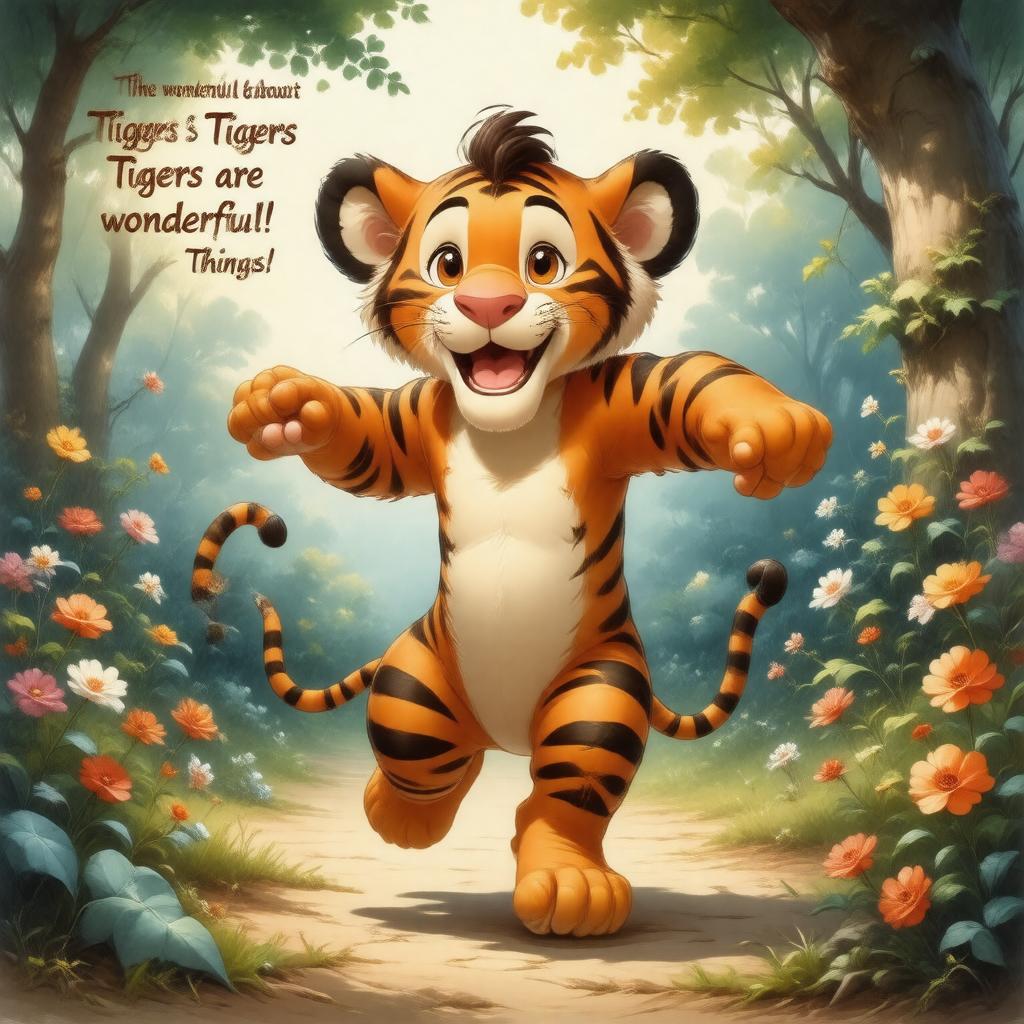 Click to view larger image AI-created image of Tigger