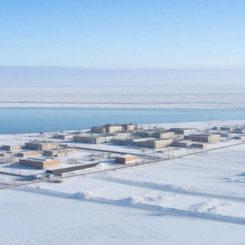 AI-created image of Tiksi, Russia