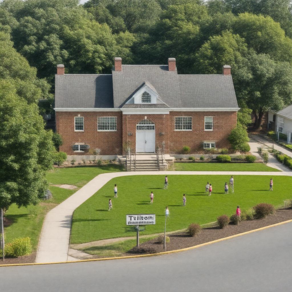 AI-created image of Tilton Elementary School