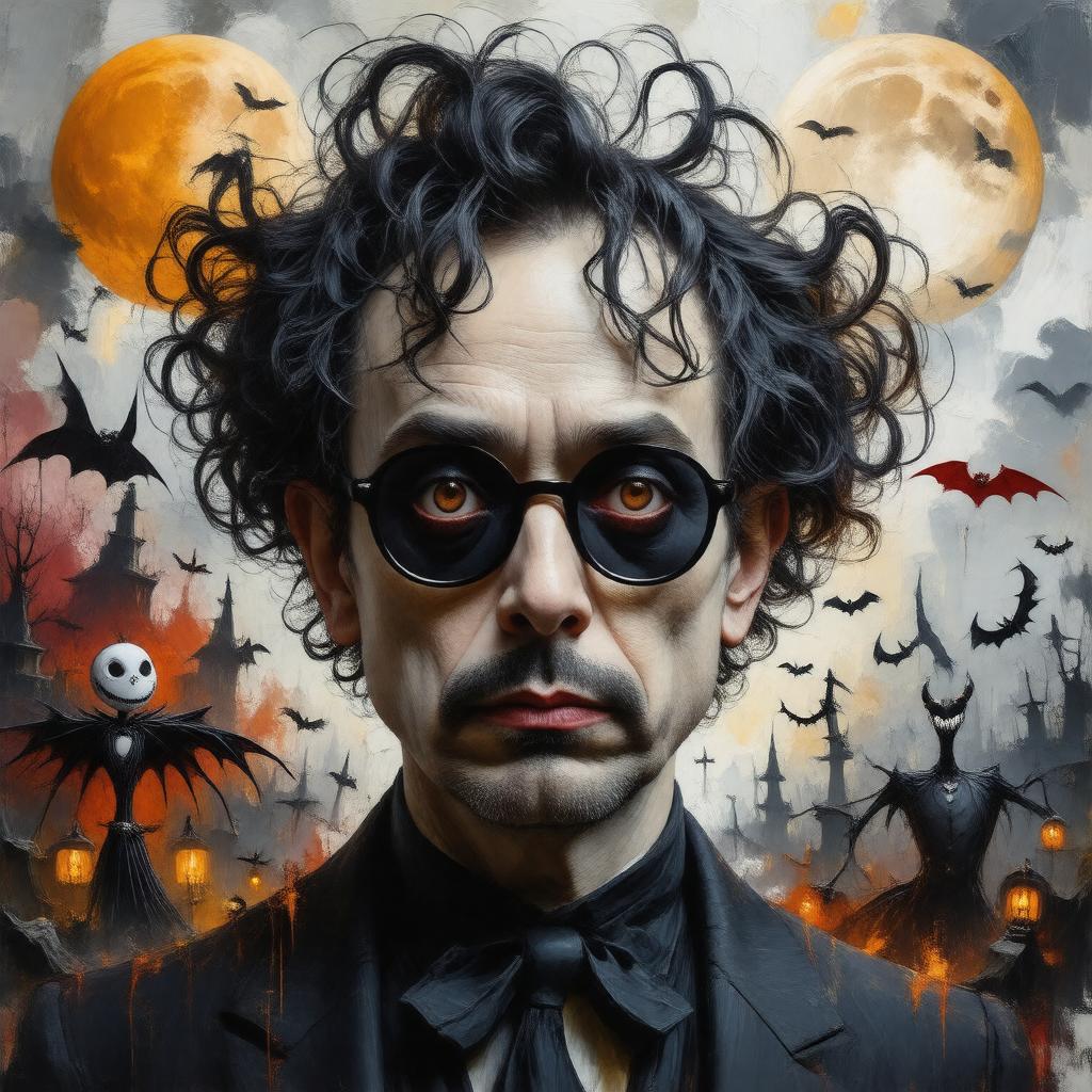 AI-created image of Tim Burton