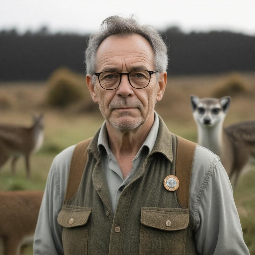 Click to view larger image AI-created image of Tim Clutton-Brock