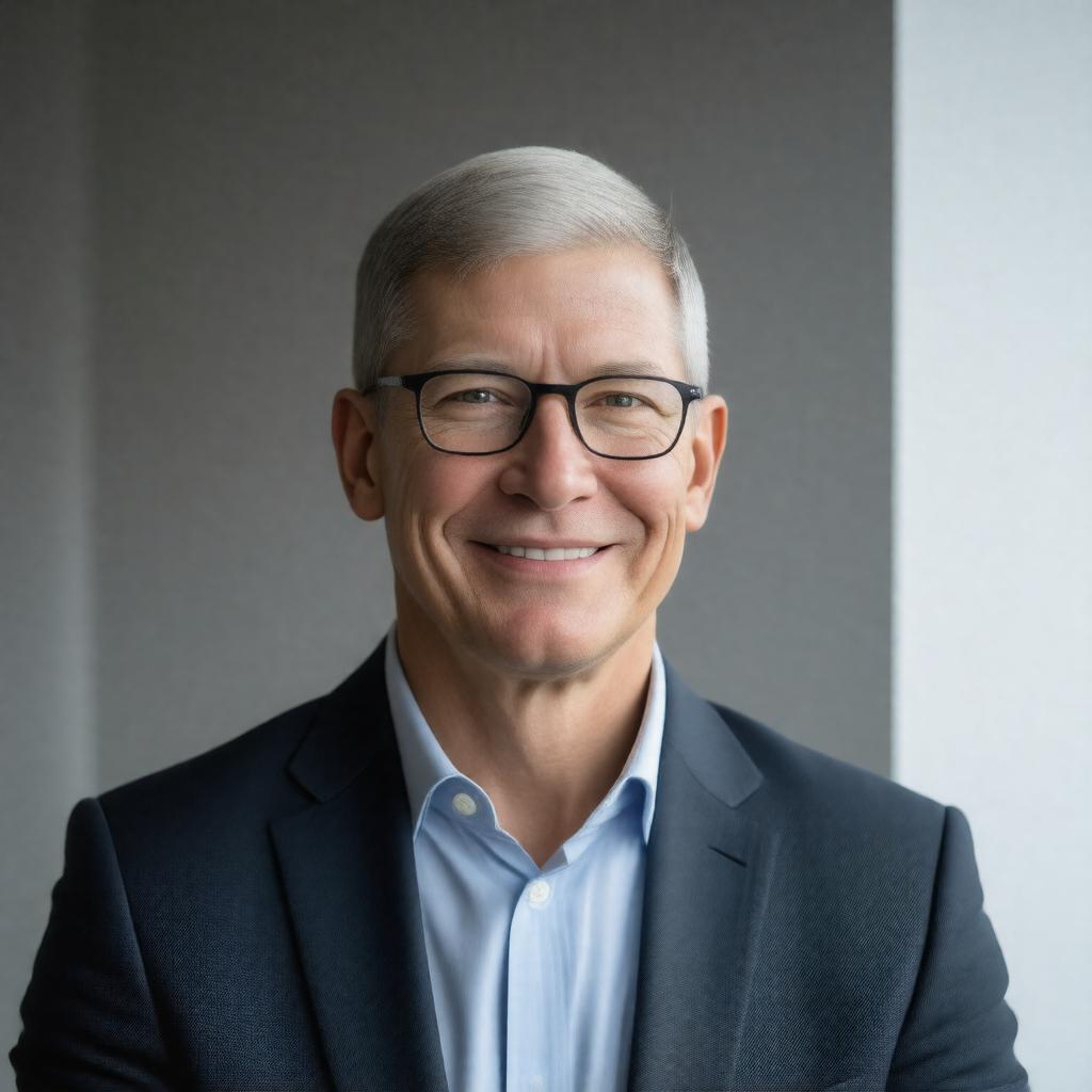 AI-created image of Tim Cook
