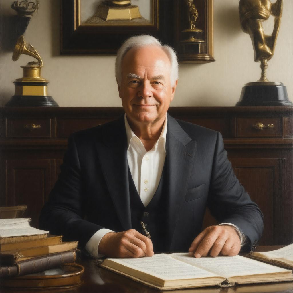 AI-created image of Tim Rice
