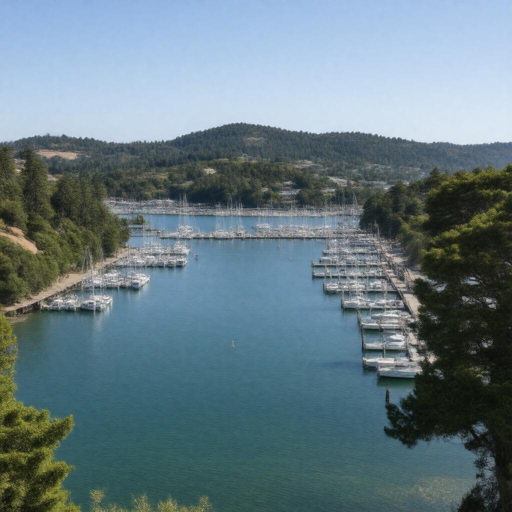 AI-created image of Timber Cove Marina