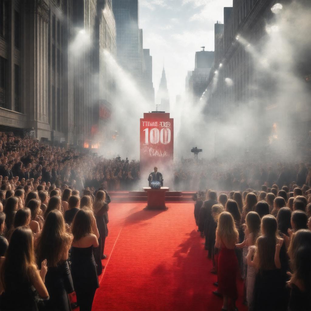 AI-created image of Time 100 Gala