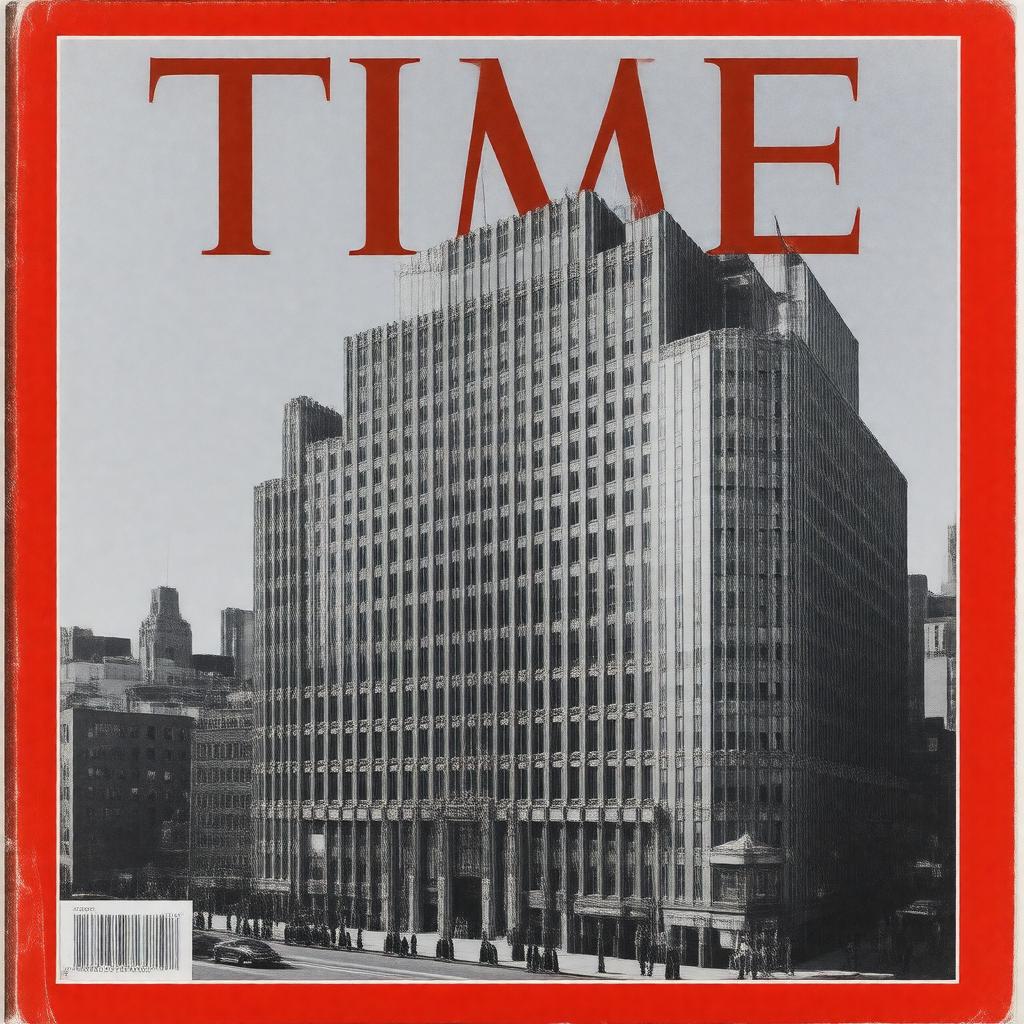 AI-created image of Time magazine