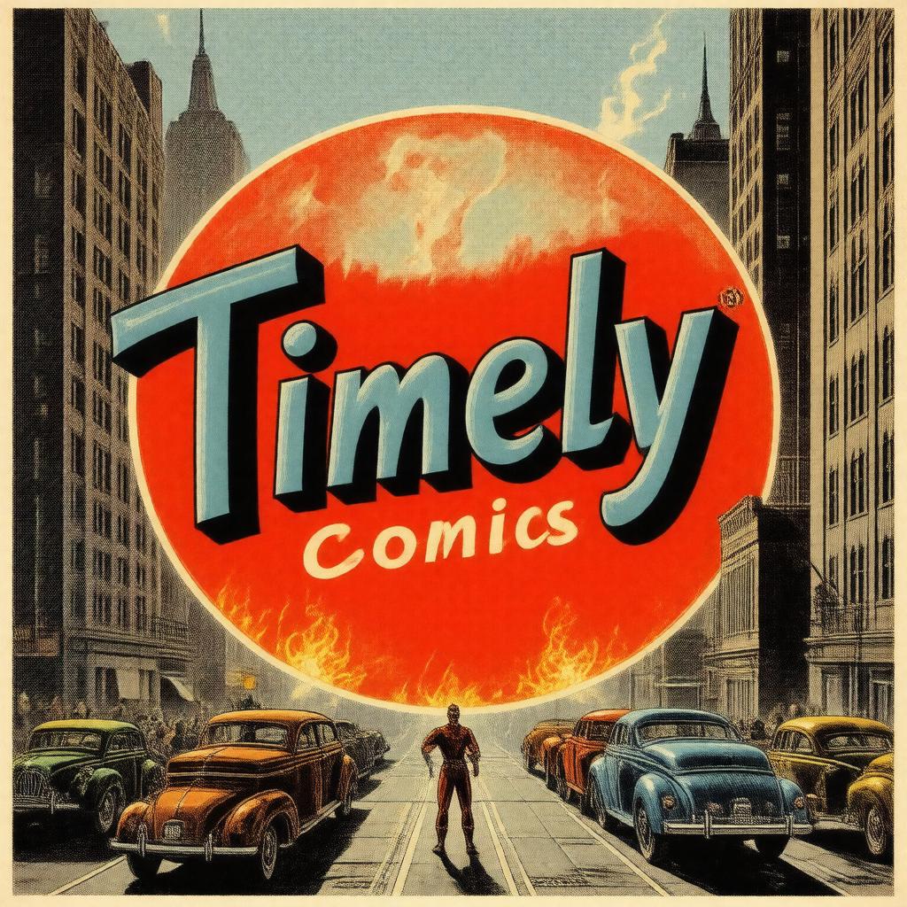 AI-created image of Timely Comics