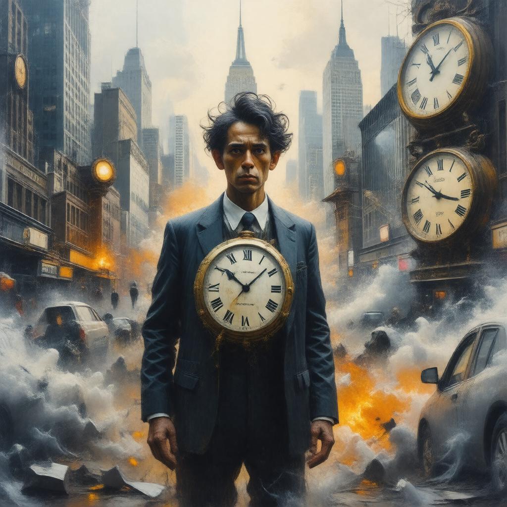 AI-created image of Timequake