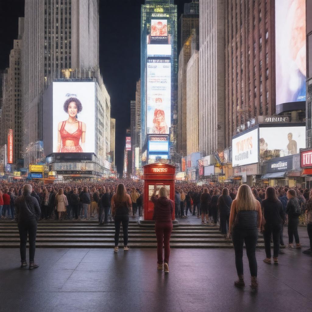 AI-created image of Times Square