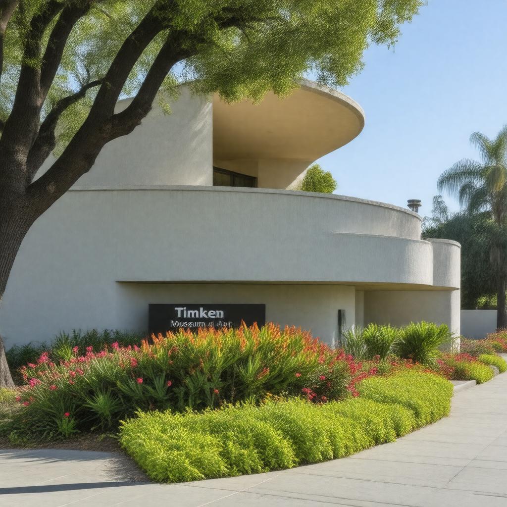 AI-created image of Timken Museum of Art