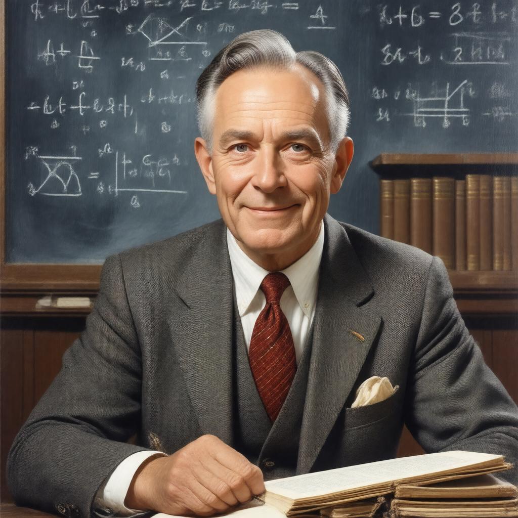 AI-created image of Timothy Gowers