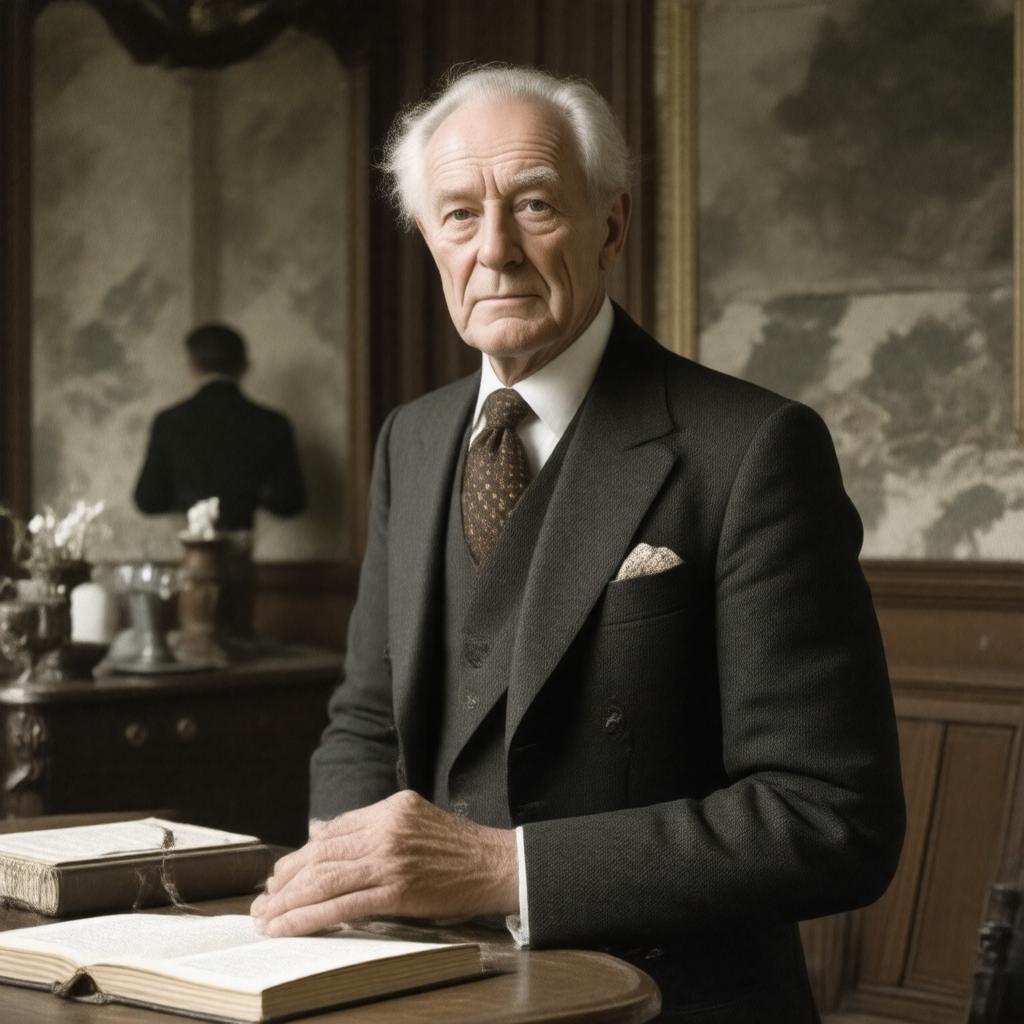 AI-created image of Timothy Sydney Robert Hardy