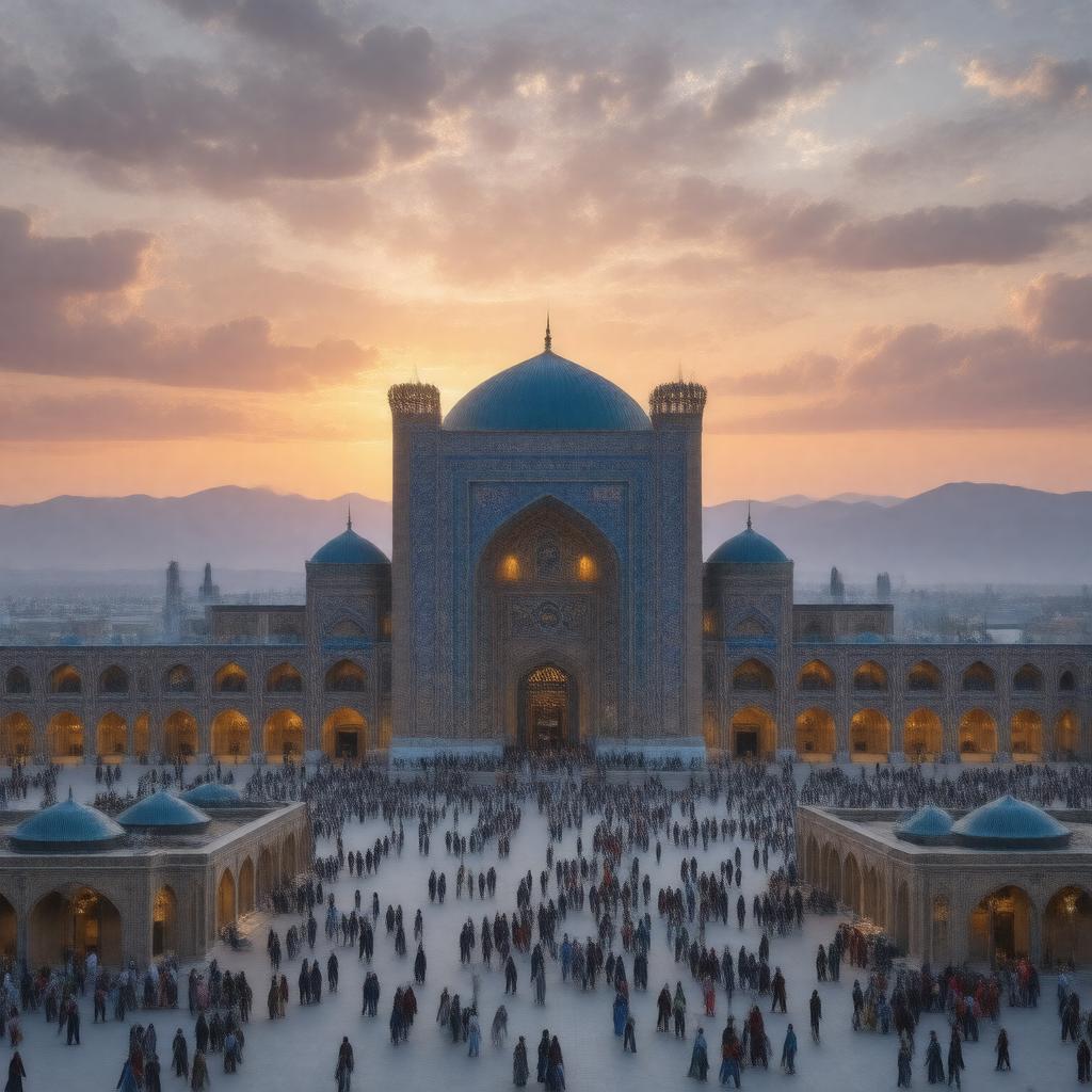 AI-created image of Timurid Empire