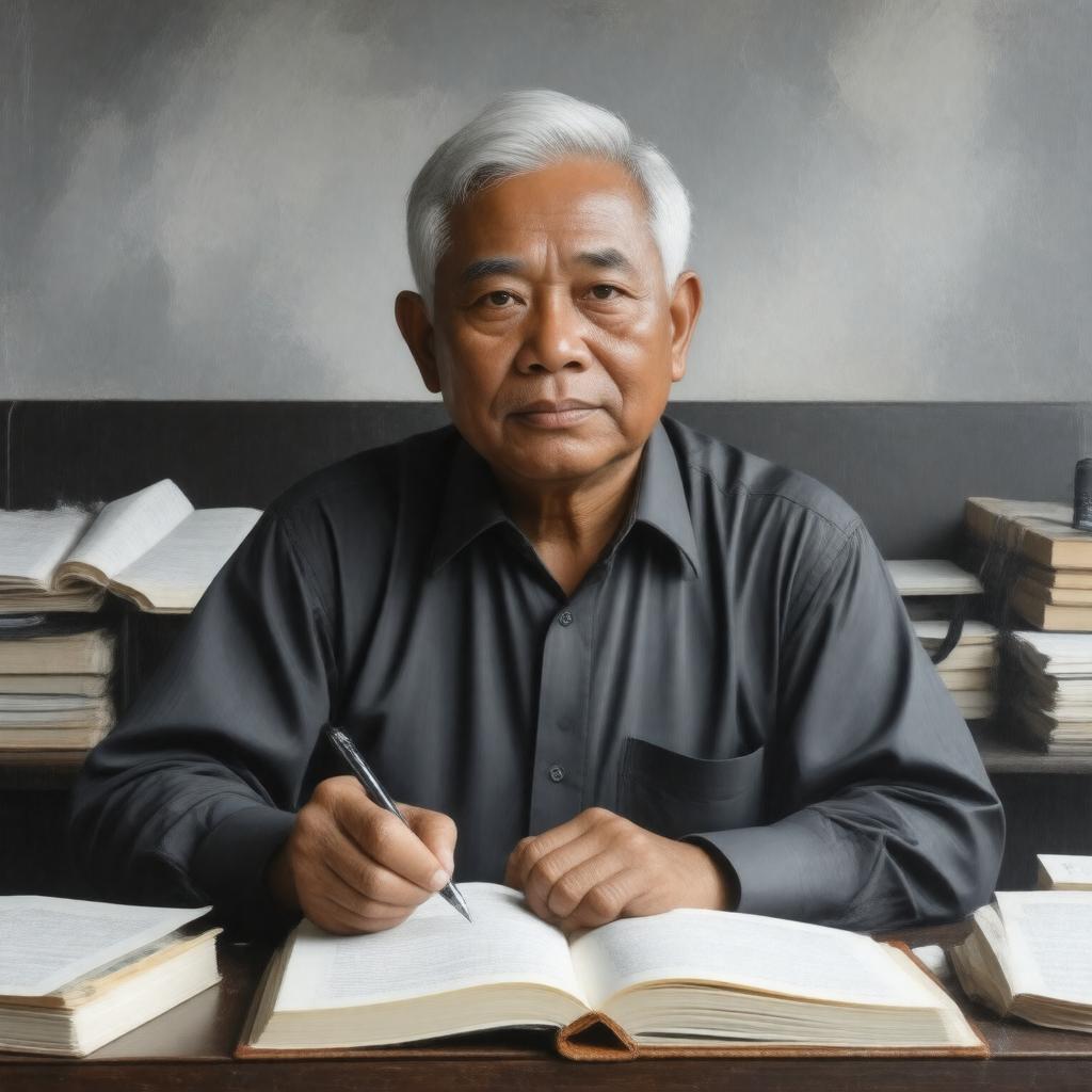 Click to view larger image AI-created image of Tin Swe Thant
