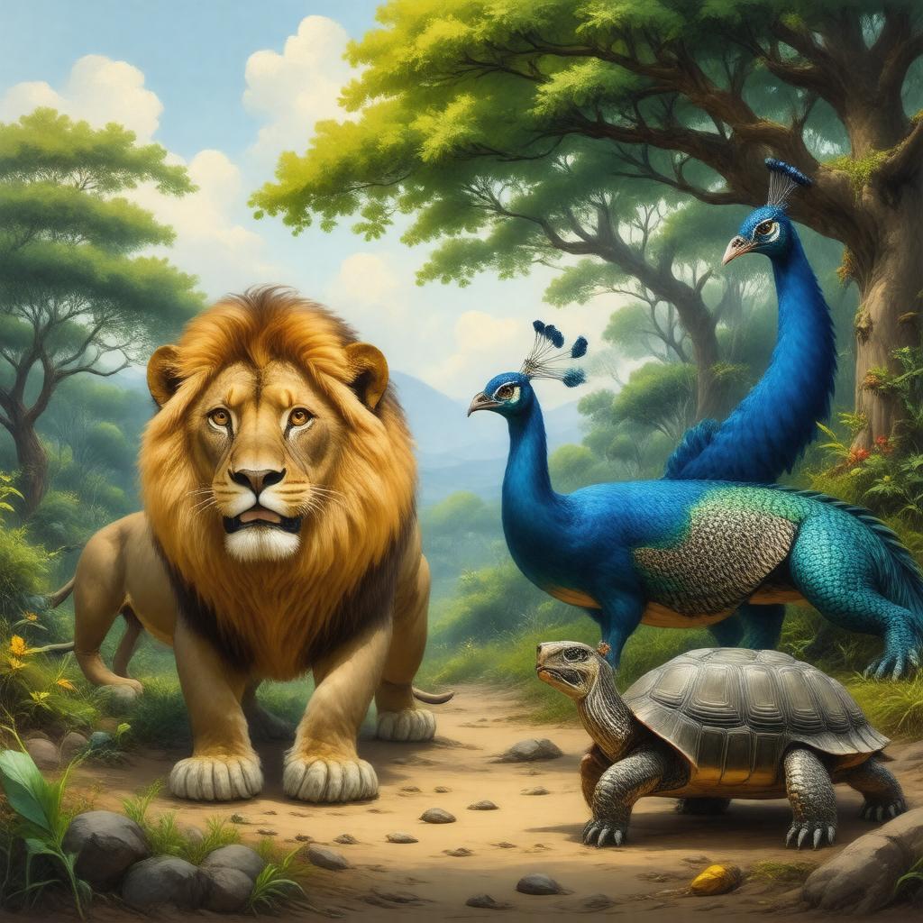 AI-created image of Tinga Tinga Tales