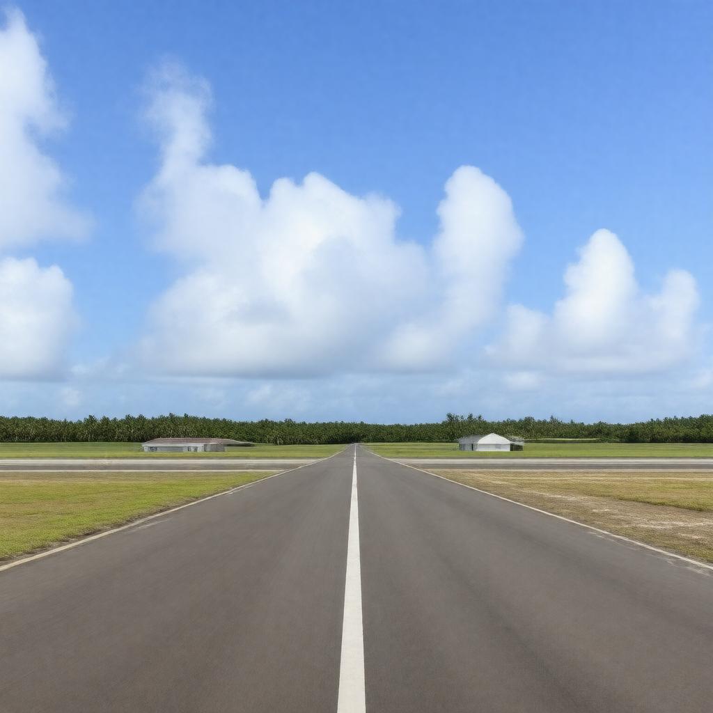 AI-created image of Tinian International Airport