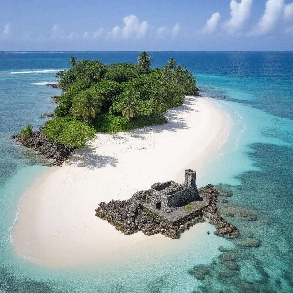 AI-created image of Tinian Island