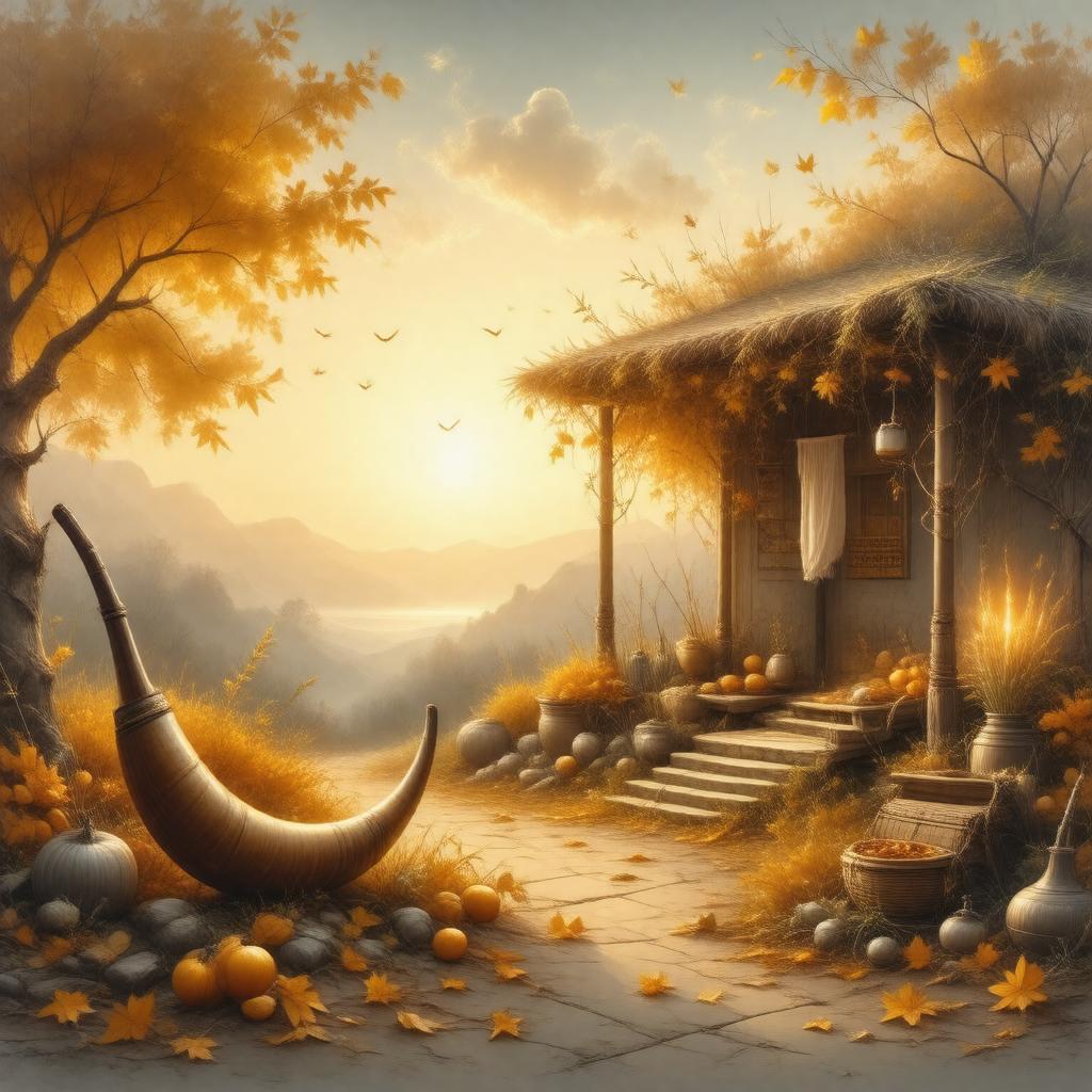 Click to view larger image AI-created image of Tishrei