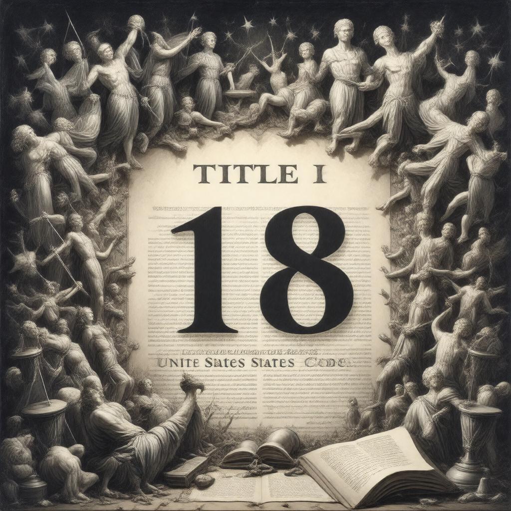 Click to view larger image AI-created image of Title 18, United States Code