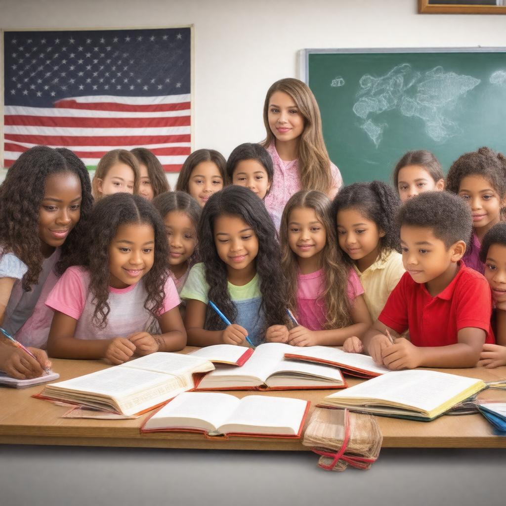 AI-created image of Title I funding