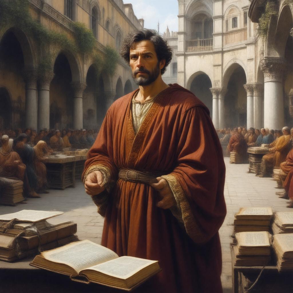 AI-created image of Tito Melema