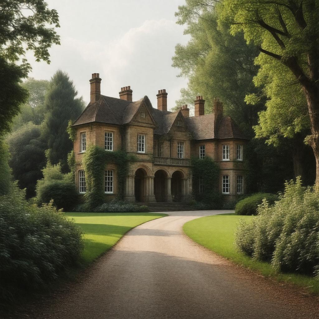 AI-created image of Tittenhurst Park, Sunninghill, Berkshire, England