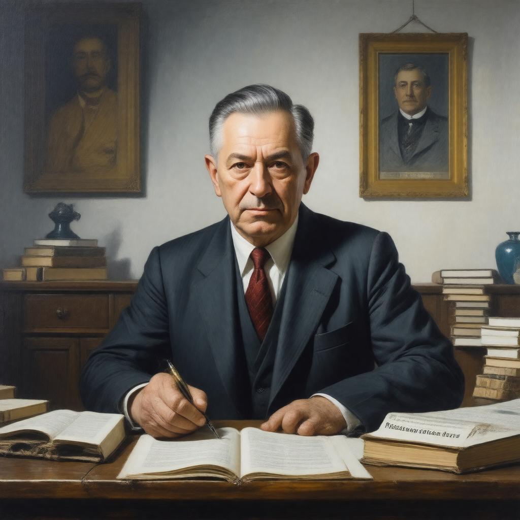 AI-created image of Tivadar Soros