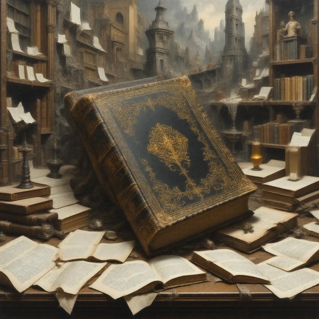 AI-created image of Tlön, Uqbar, Orbis Tertius