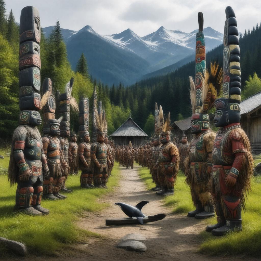 AI-created image of Tlingit