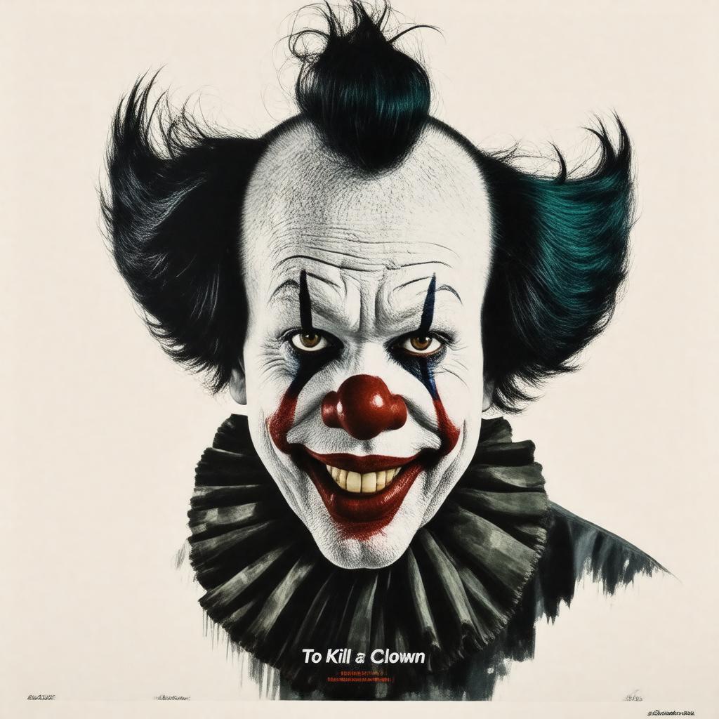 AI-created image of To Kill a Clown