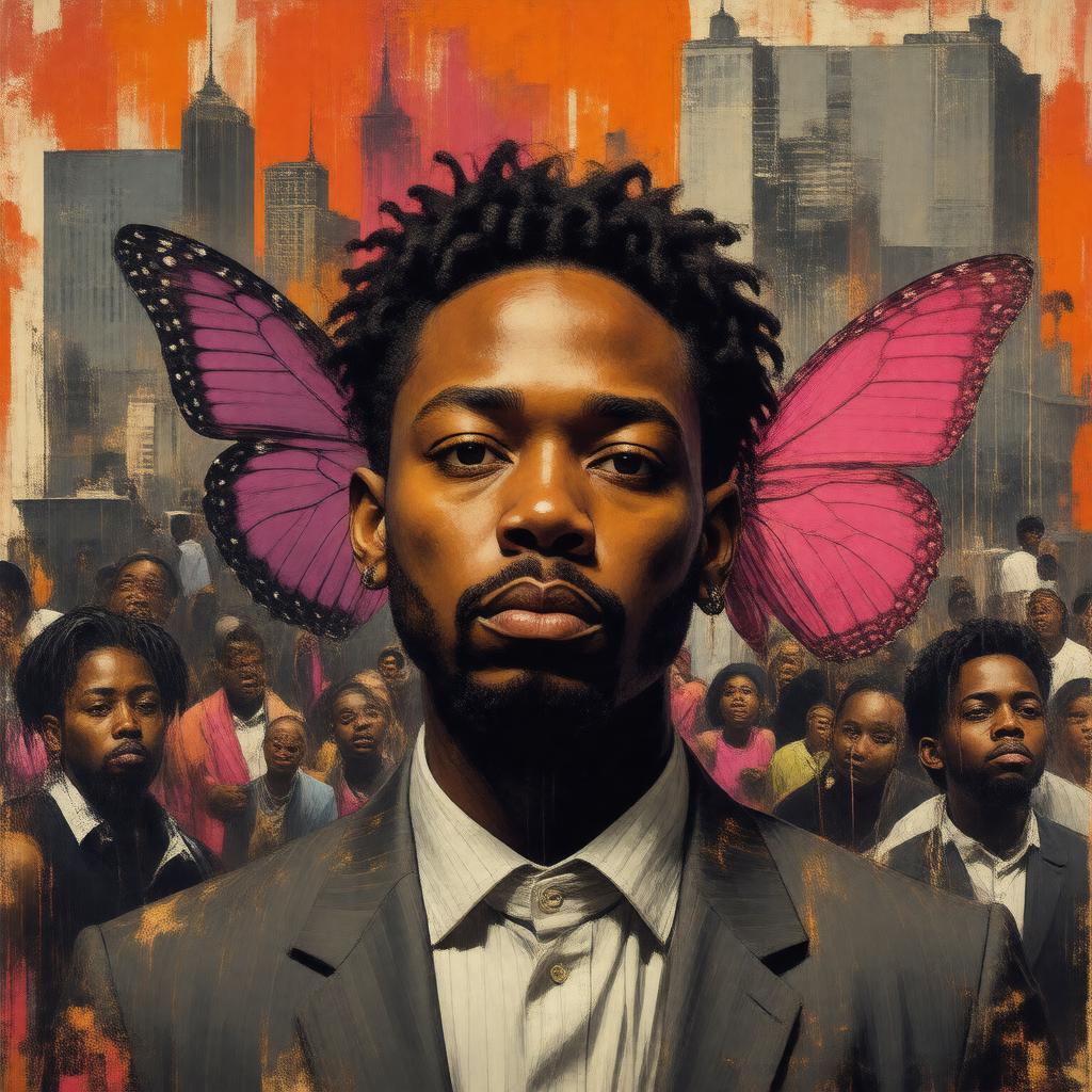 AI-created image of To Pimp a Butterfly