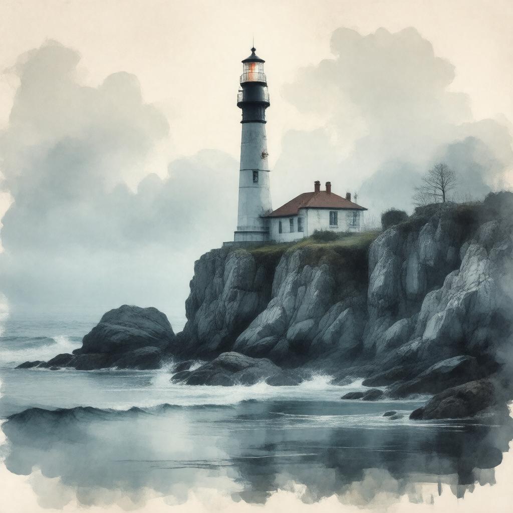 Click to view larger image AI-created image of To the Lighthouse