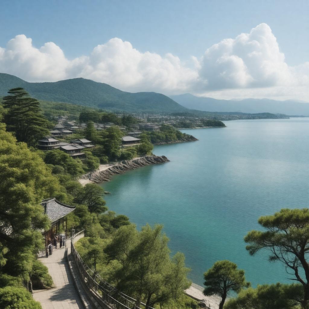 AI-created image of Toba, Japan