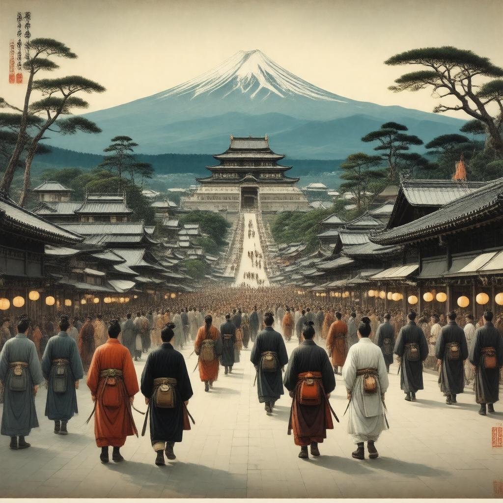 AI-created image of Tokugawa shogunate