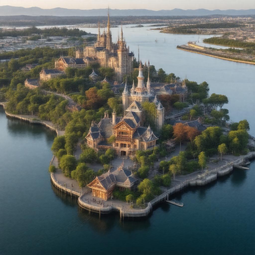 AI-created image of Tokyo DisneySea